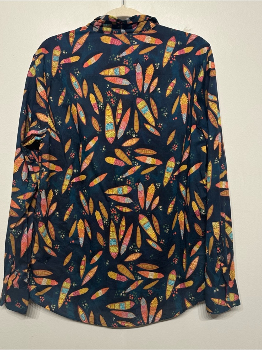 Nicobar Hakuna Button Down Shirt Multi Color Medium - Picture 7 of 12